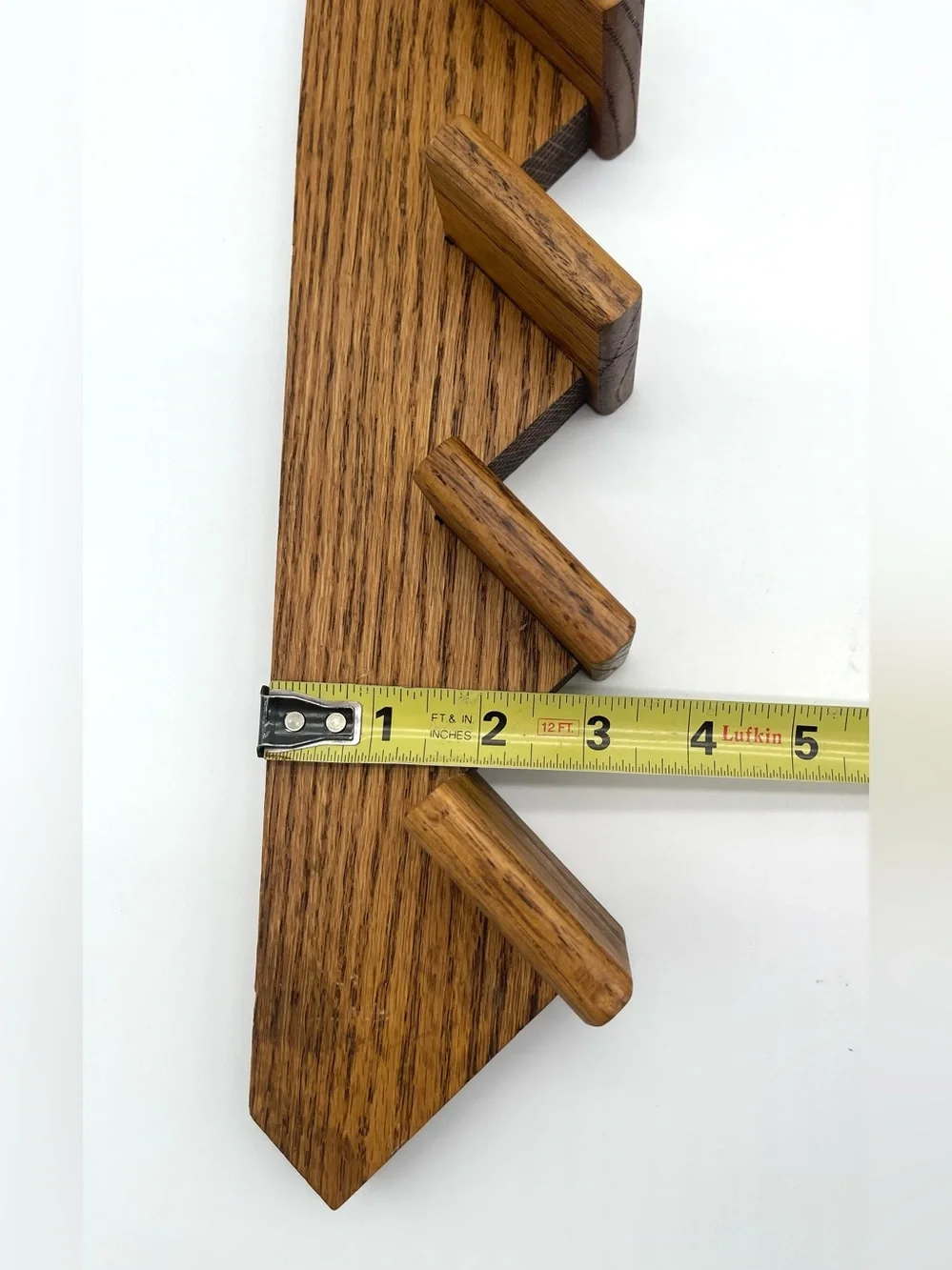 Wooden Staircase Wall Mini Shelves Set Of 2 Trinket Cottage Core Farmhouse